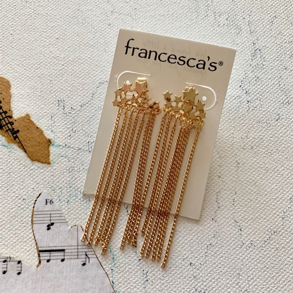 Francesca's Collections Jewelry - Francesca’s | Star Cluster Chandelier Earrings